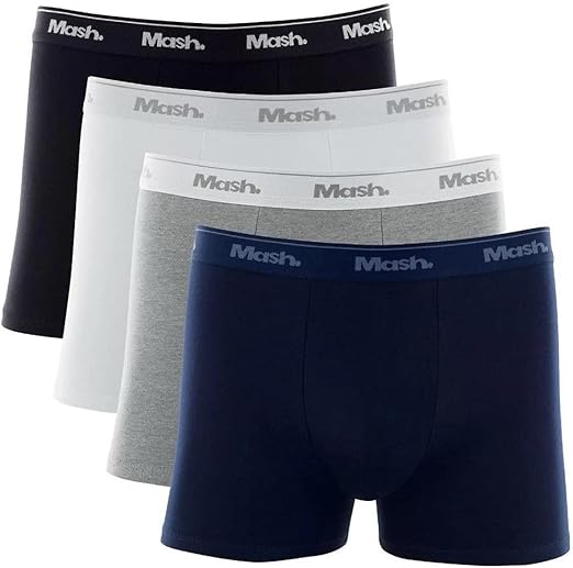 Kit 4 Cuecas Boxer Cotton Sortido 1