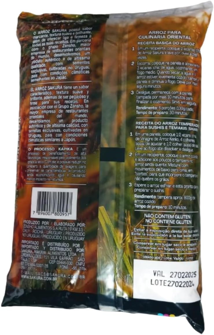 Arroz Japonês Koshihikari Premium  3