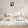 IDIMEX Cama Montessoriana Madeira Maciça Casa Estrado Sila 1