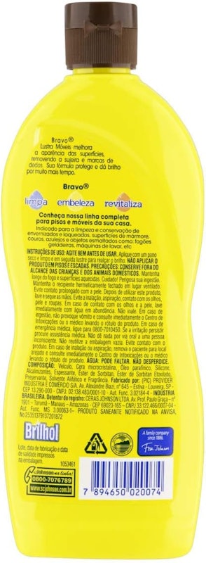 Bravo Lustra Móveis Brilho Prático Lavanda (200 ml) 2