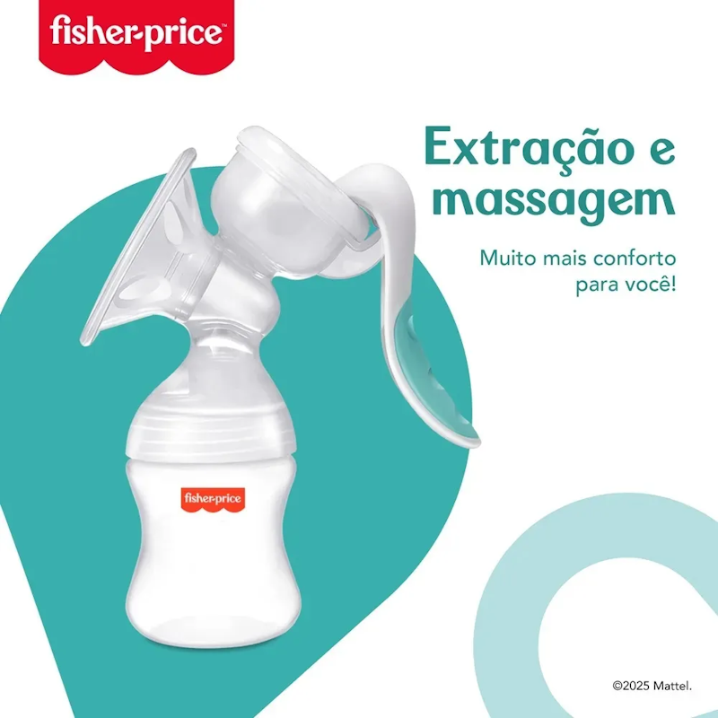 Bomba de Leite Materno Manual 130 ml com Sucção Suave 2