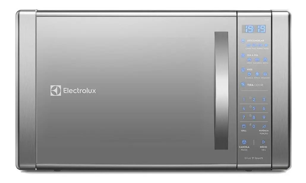 Micro-ondas Electrolux 31 L cor Inox Espelhado com Função Grill 1