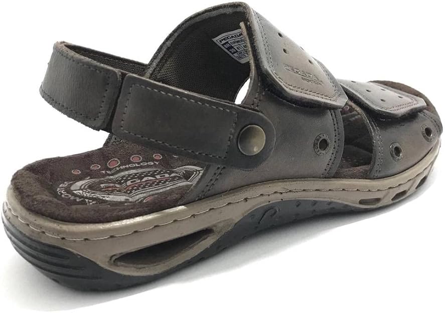 Sandália Pegada Masculina em Couro 4