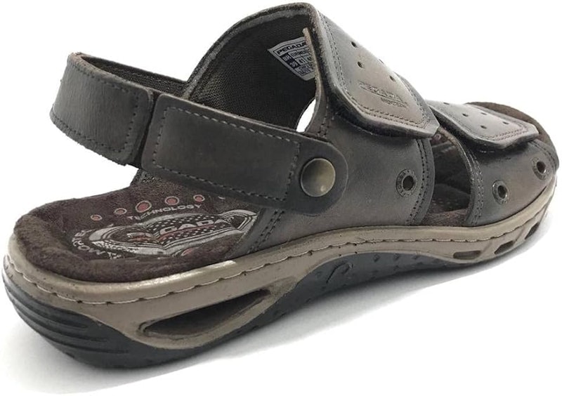 Sandália Pegada Masculina em Couro 4