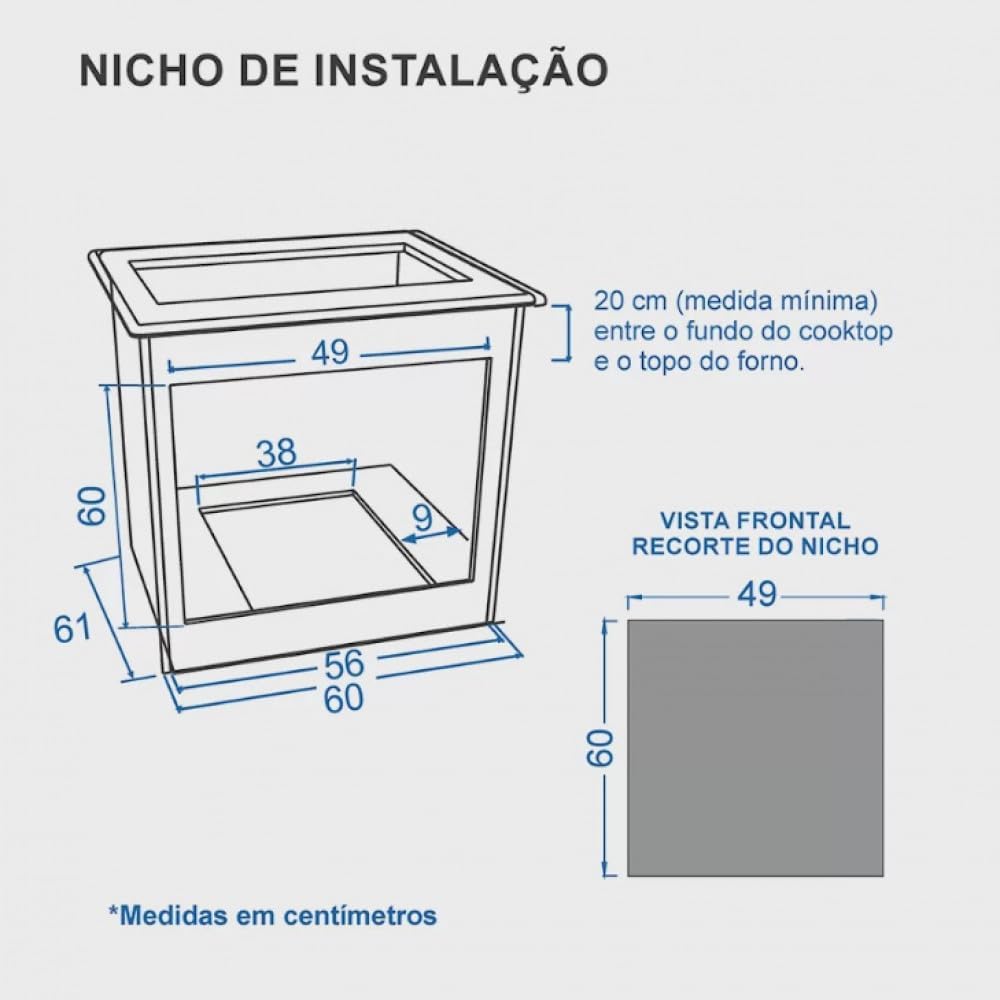 Forno de Embutir a Gas 50 L Totale Nero GIII 4