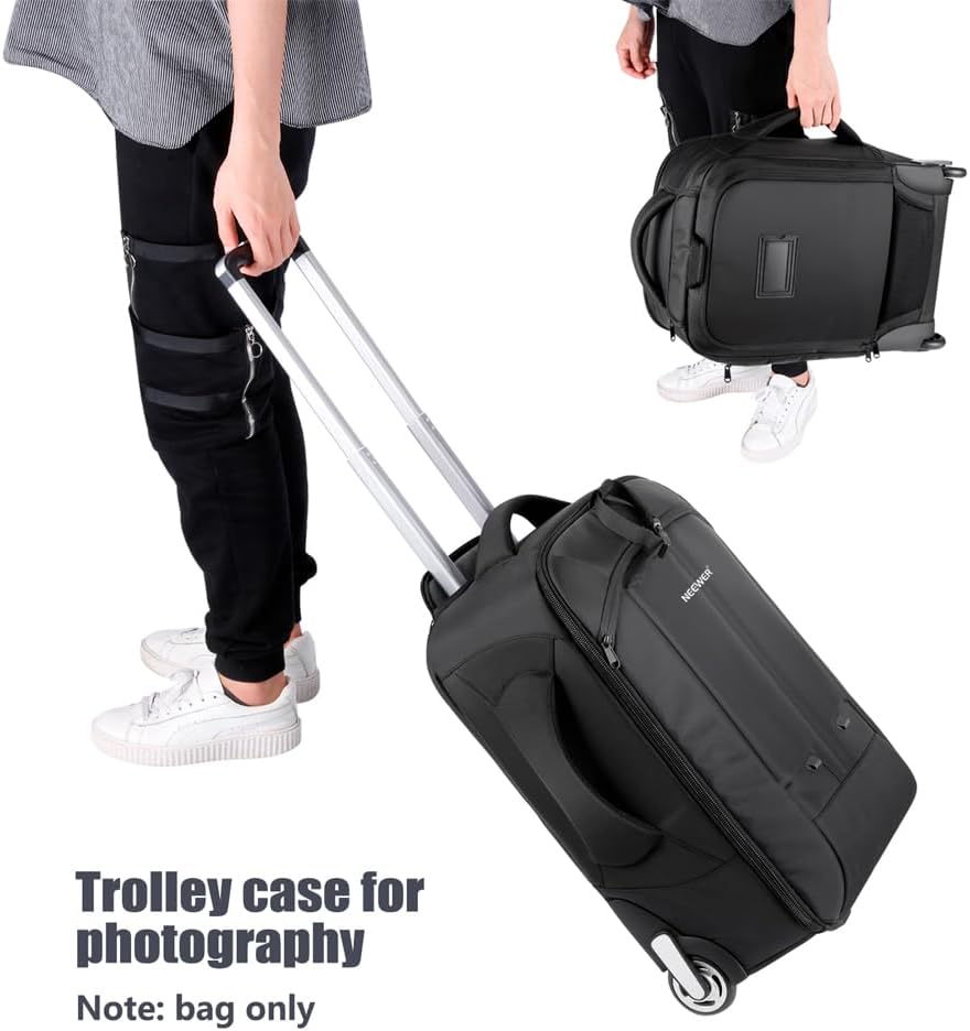 HollyWave Mochila com Rodas Conversível 2 em 1 5