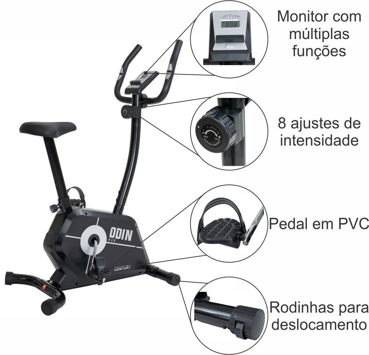 Bicicleta Ergométrica Odin Fit Vertical Century 4