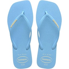 Chinelo Havaianas Slim Square Logo Pop Up