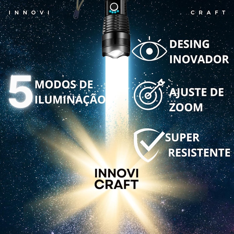Lanternas de LED Recarregável T9 3