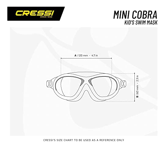 Máscara de Natação Infantil Cressi 4