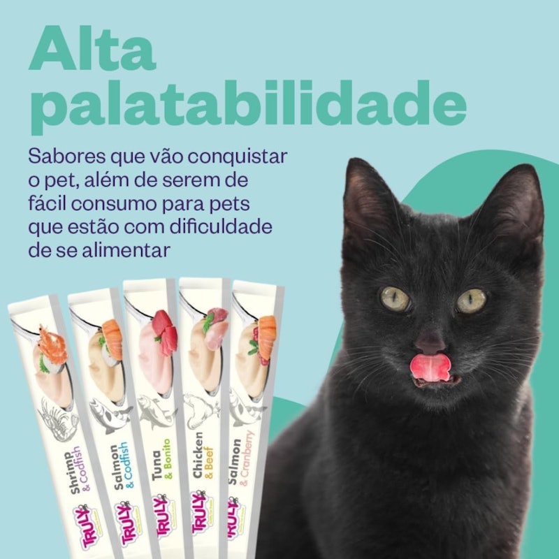 Petisco para Gato Truly Creamy Atum e Bonito 2