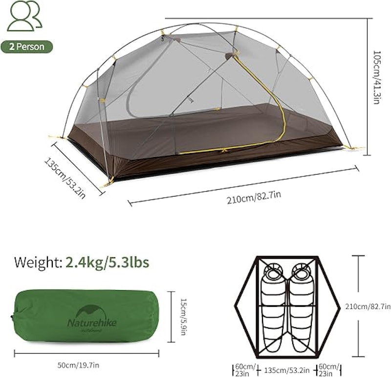 Barraca Mongar Ultralight 2 Pessoas 4