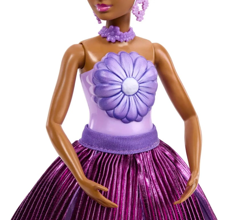 Barbie Petal Pop Boneca Barbie Reveal Margarida Roxa 4