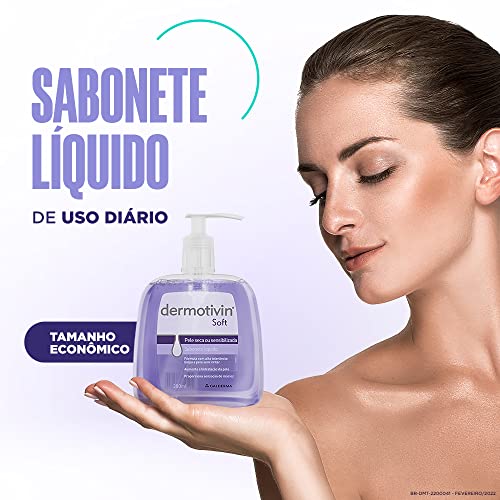 Dermotivin Soft Sabonete Líquido Facial 5