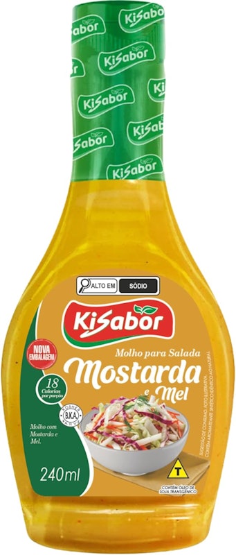 Molho para Salada Mostarda e Mel Kisabor 1