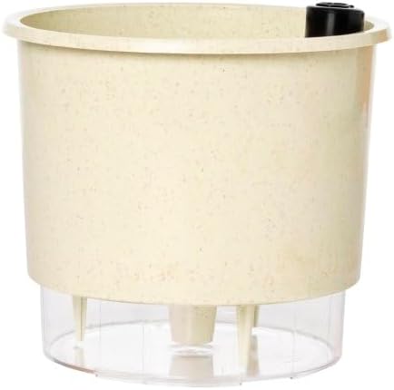 Vaso Autoirrigável Médio N03 16 x 14 cm - Terrazzo Calcário 2