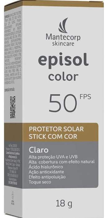 Protetor Solar Facial Episol Color Stick FPS 50 4