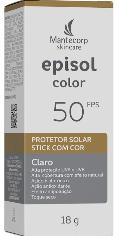 Protetor Solar Facial Episol Color Stick FPS 50 4