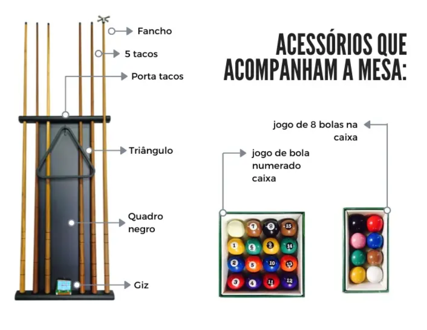 Mesa de Sinuca 2,00 x 1,10 4