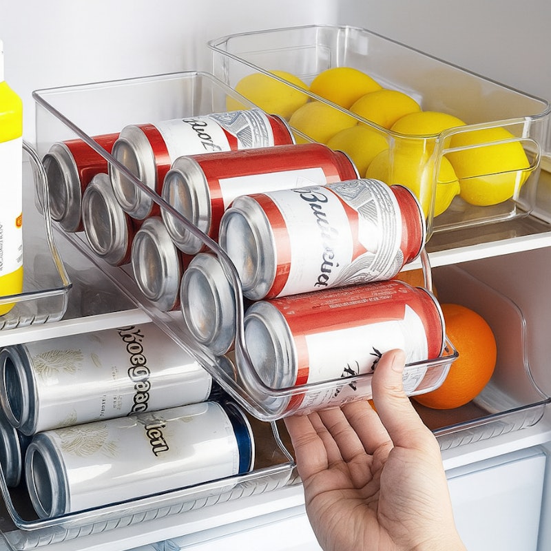 Organizador de Latas Refrigerante Cerveja Suporte Acrílico 4