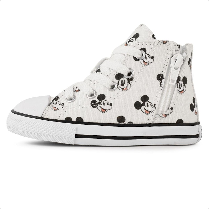 Tênis Converse All Star Chuck Taylor Cano Alto Side Zip Mickey Infantil 2
