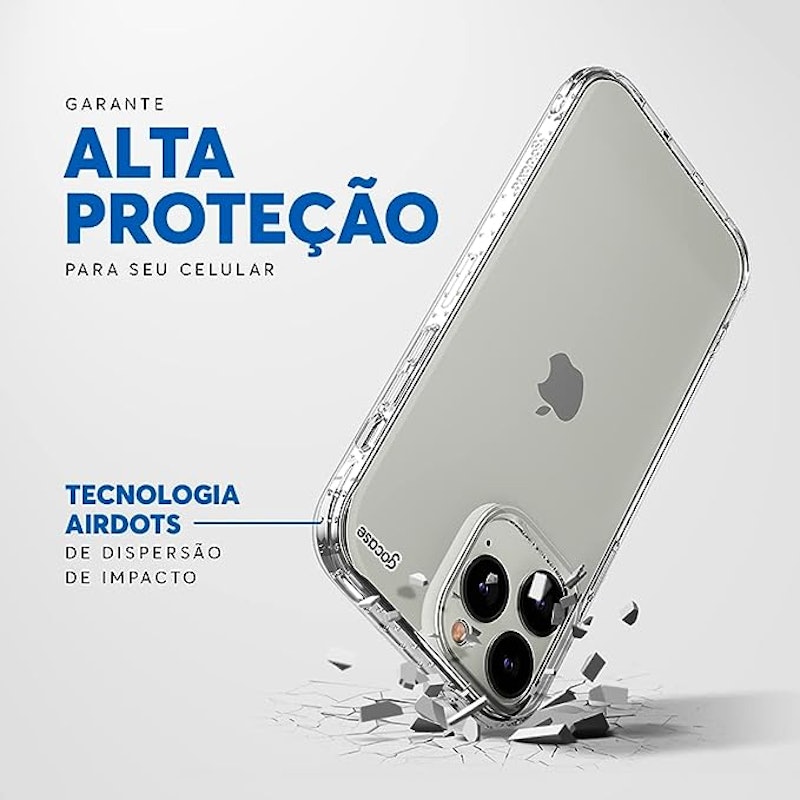 Capinha para iPhone 7 Plus Clear Logo White 2