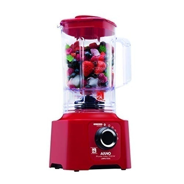 Liquidificador Arno Power Max 700 W Limpa Fácil Vermelho LN61 2