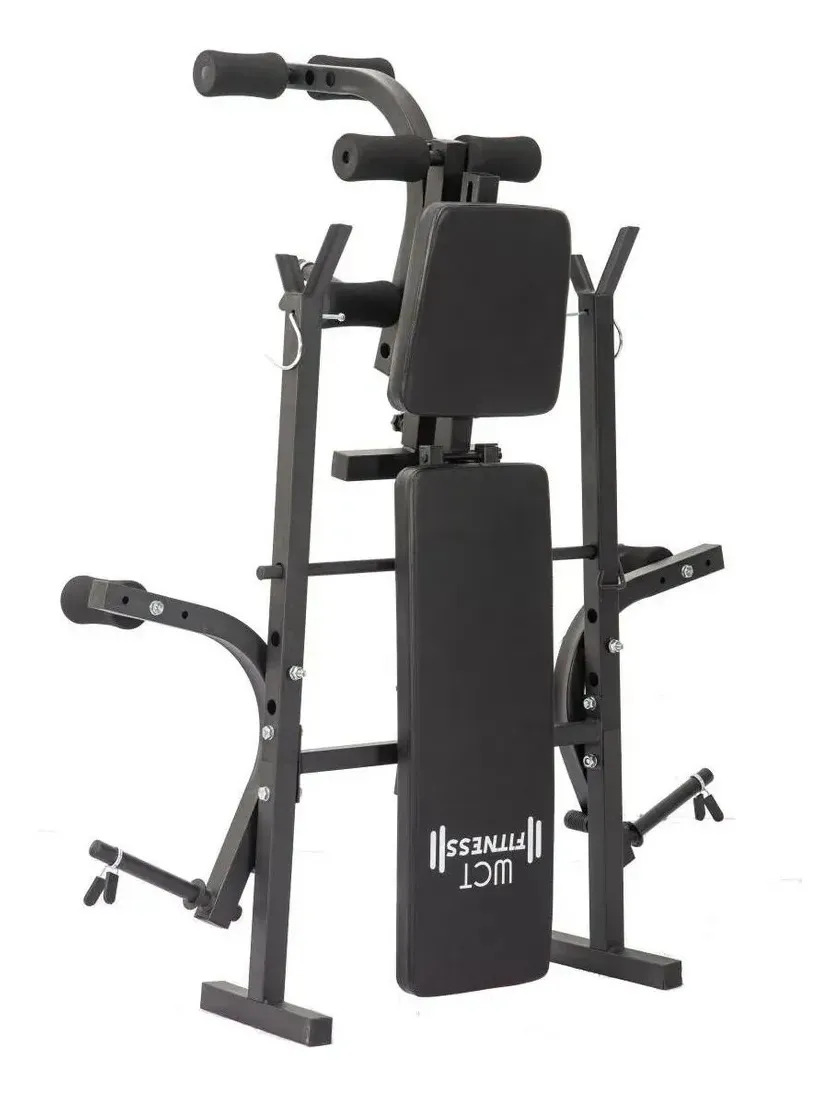 Banco de Supino com Voador e Cadeira Flexora Ajustável WCT Fitness 5