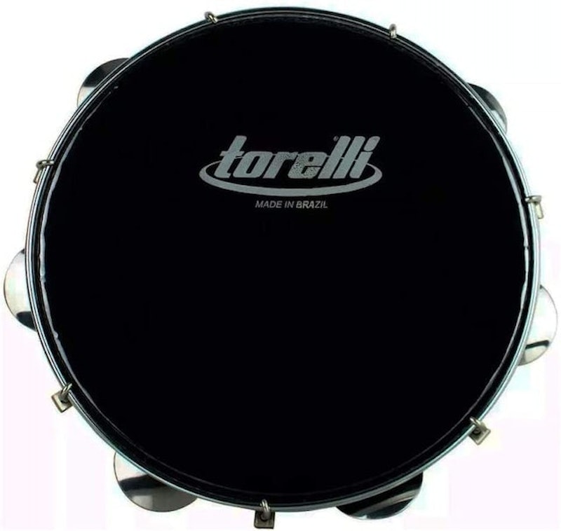 Pandeiro Injetado Black Torelli 10" 1