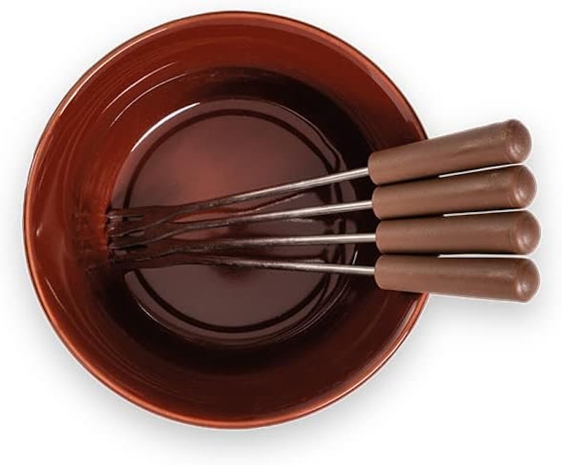Aparelho de Fondue 7 Peças Chocolate Cerâmica 2