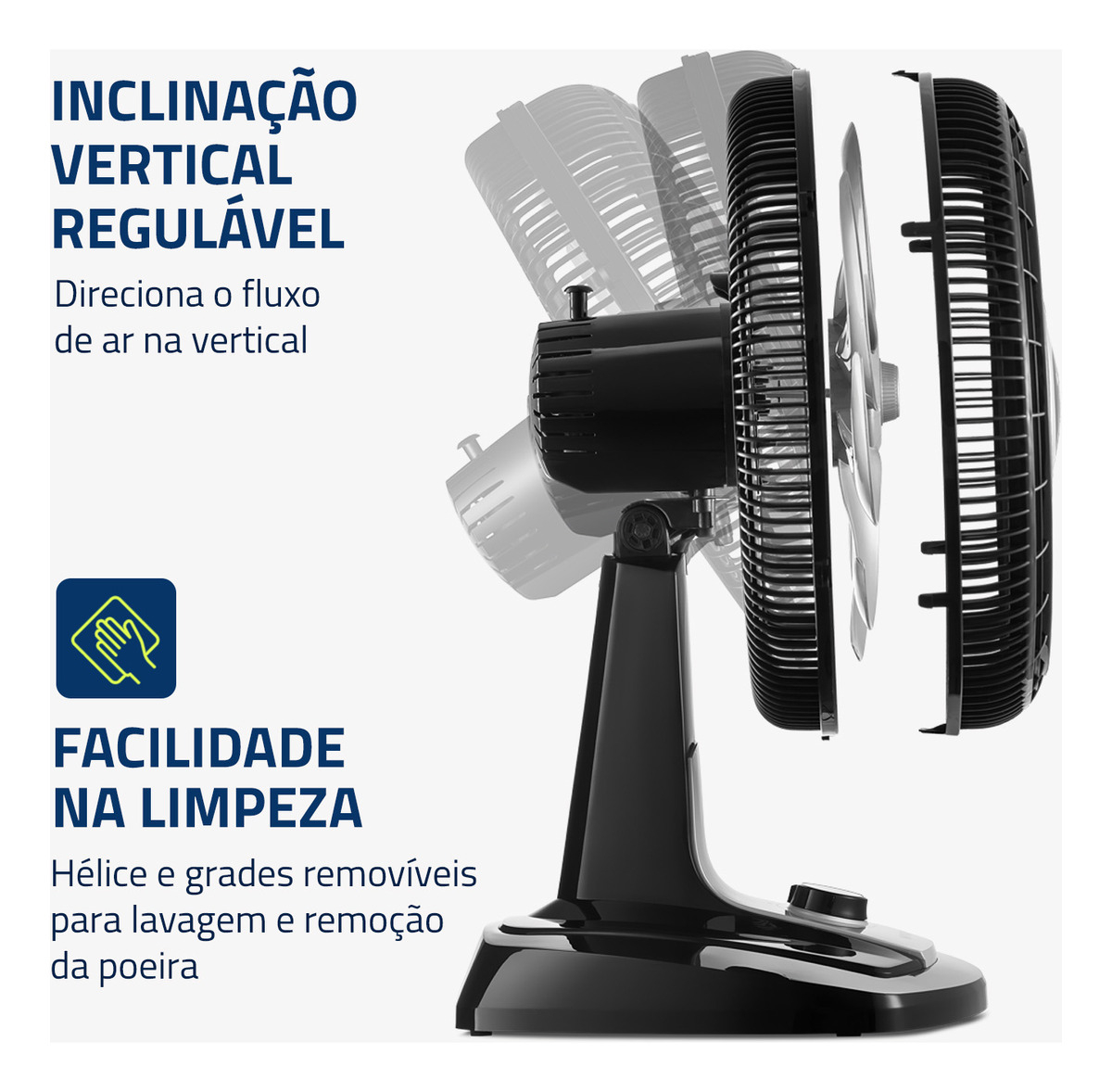 Ventilador de Mesa Turbo 8 Pás 3