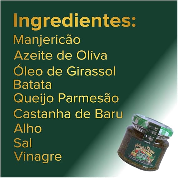 Pesto Manjericão e Castanha de Baru 4