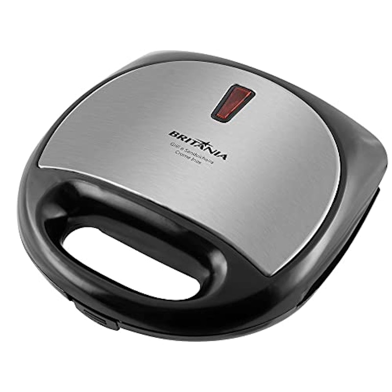 Grill e Sanduicheira Britânia Crome Inox 1