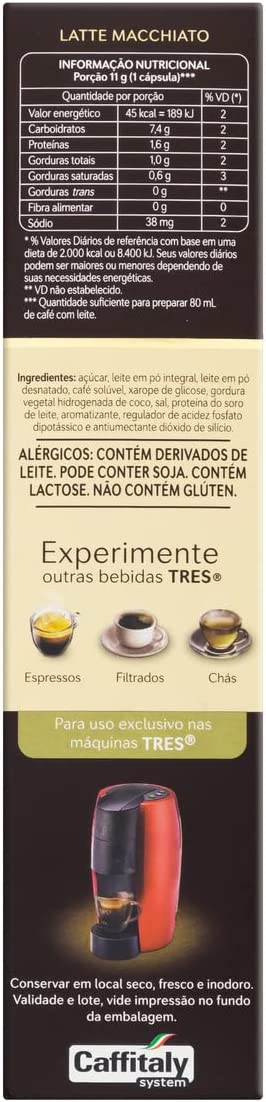 Cápsula de Latte Macchiato TRES 3 Corações 5