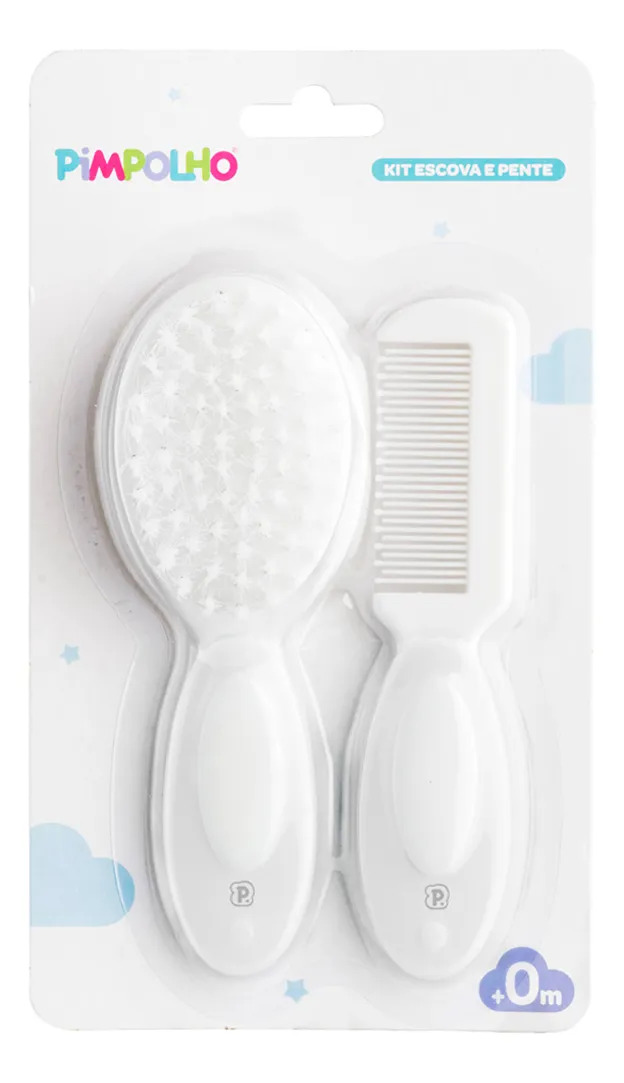 Kit Escova e Pente para Bebê 2