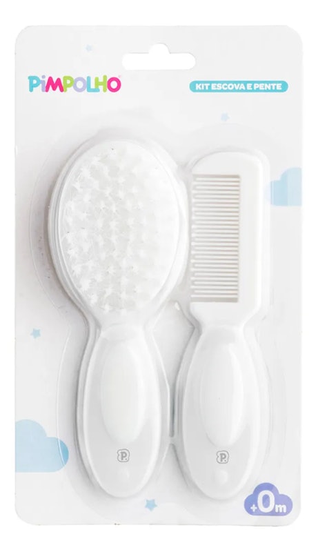 Kit Escova e Pente para Bebê 2