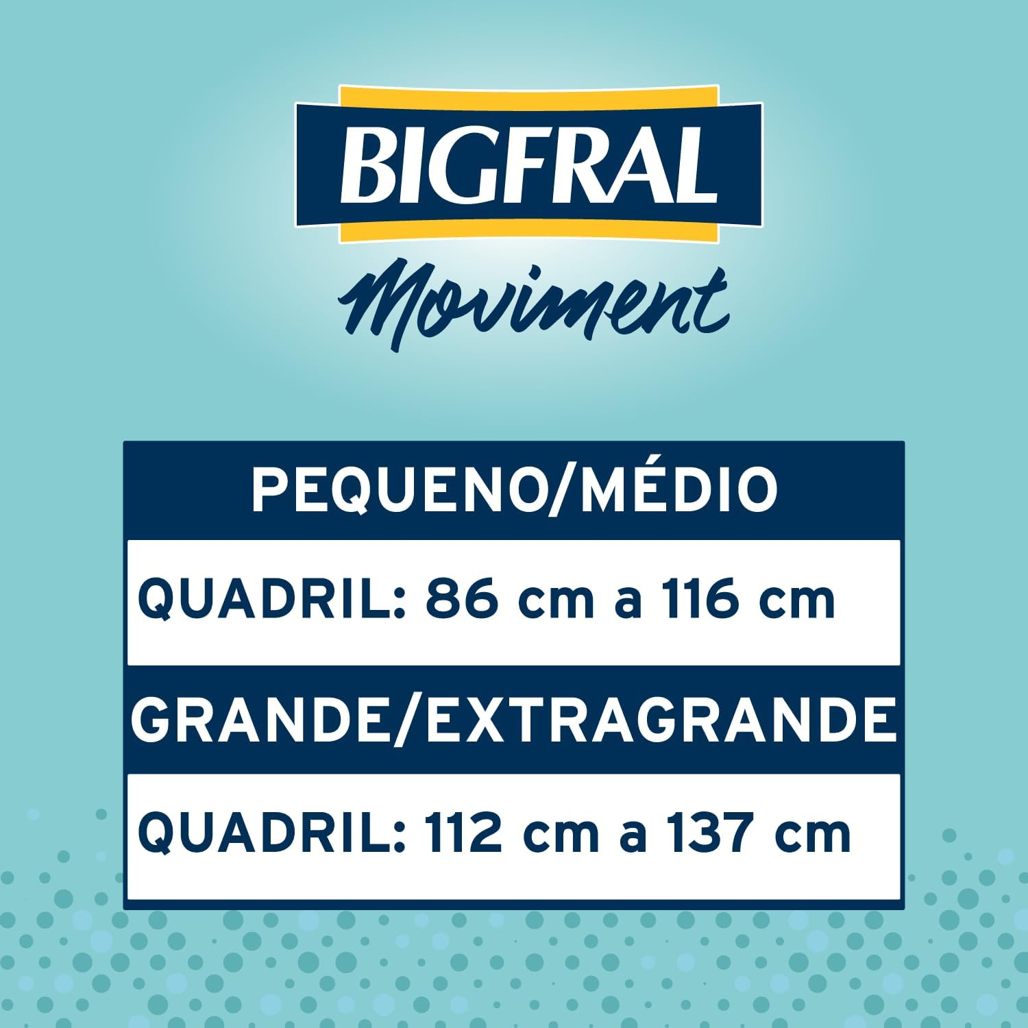 Bigfral Moviment Roupa Íntima Descartável P/M 16 Unidades 5