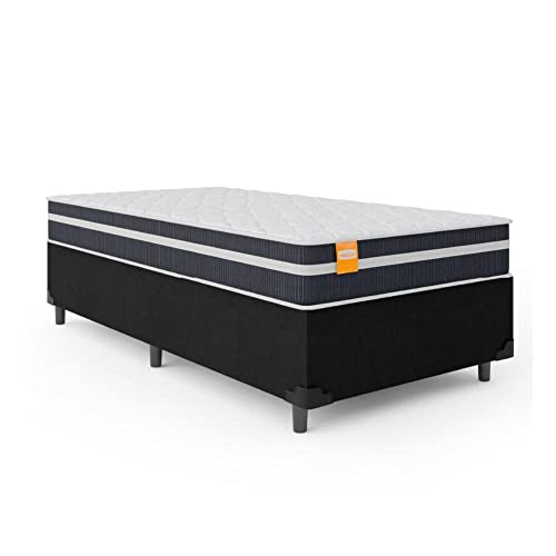 Cama Box Solteiro Colchão Molas Qatar 1
