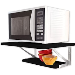 Suporte para Forno e Micro-ondas Madeira e Metal