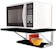 DECOREMTUDO Suporte para Forno e Micro-ondas Madeira e Metal 1