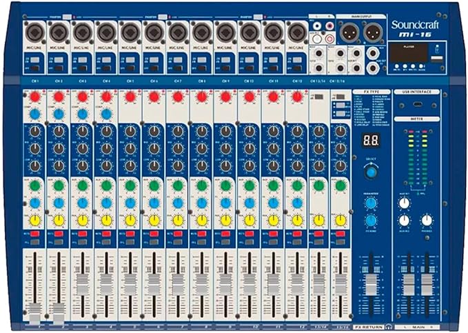 Mesa de Som Soundcraft 4
