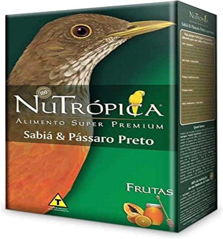 Ração Nutrópica para Sabiá 1