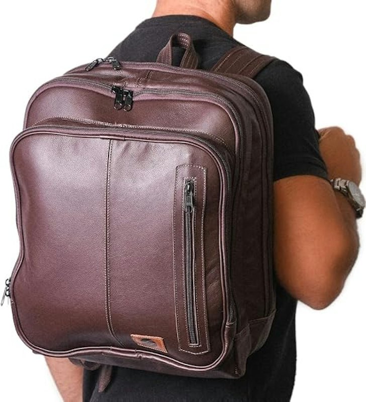 Mochila Couro Legítimo Notebook Executiva Masculina Premium 1