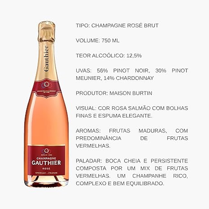 Champagne Gauthier Rosé Brut 2