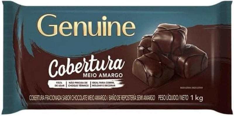 Genuine Cobertura Fracionada Meio Amargo 1