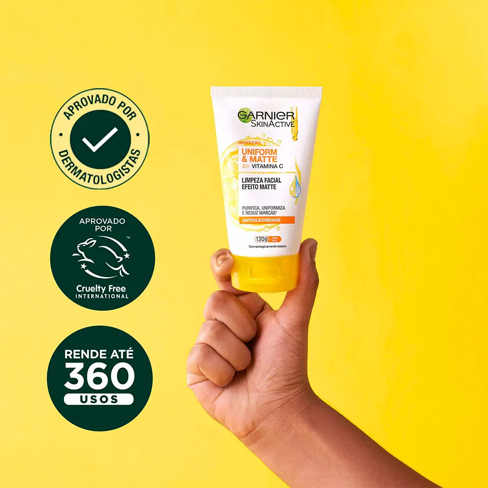 Sabonete Facial Antioleosidade Garnier Uniform & Matte 5