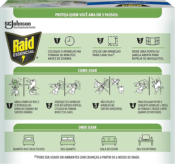 Raid® Elétrico Líquido à Base de Plantas 3