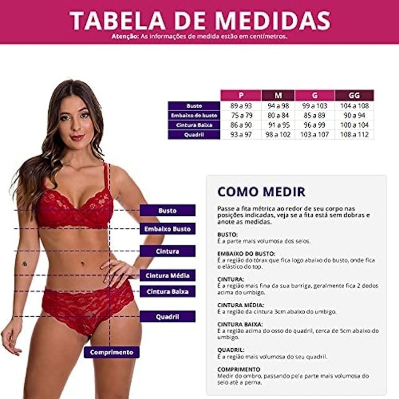 Conjunto de Lingerie Sutiã Strappy em Renda Sem Bojo 5