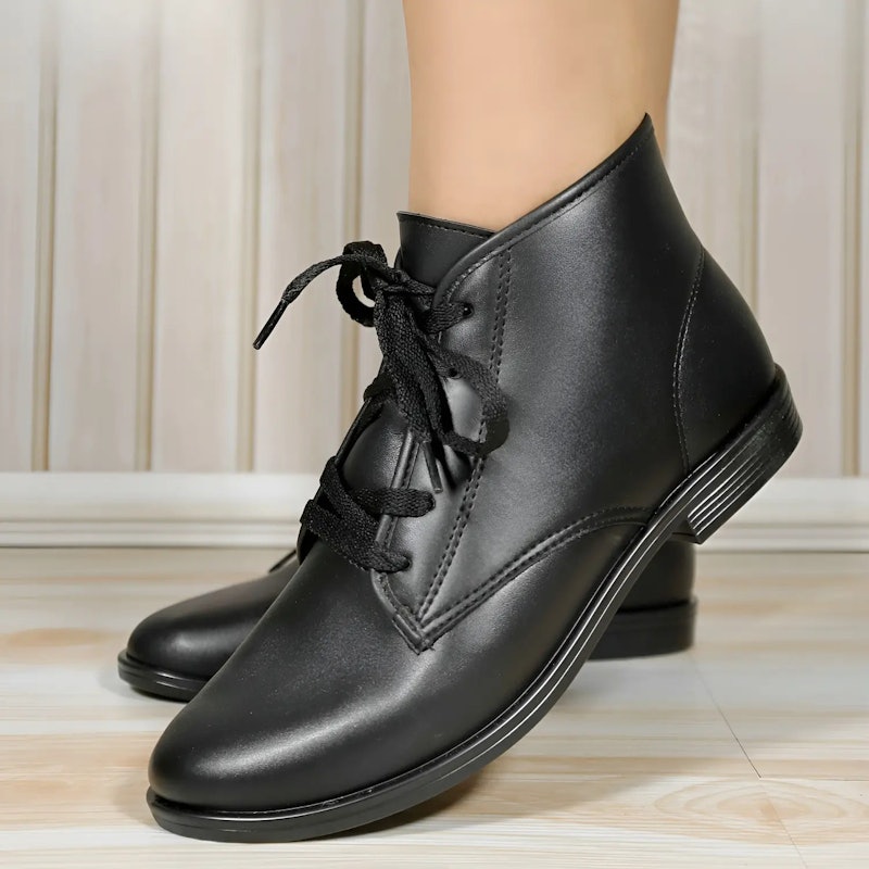 Bota Coturno Feminino Cano Curto Preto Beira Rio 4