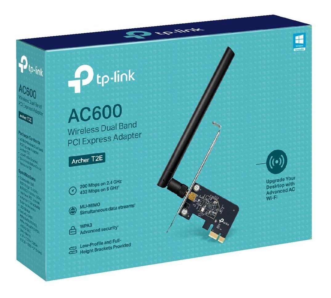 Adaptador PCI Express Wireless Dual Band AC600 4